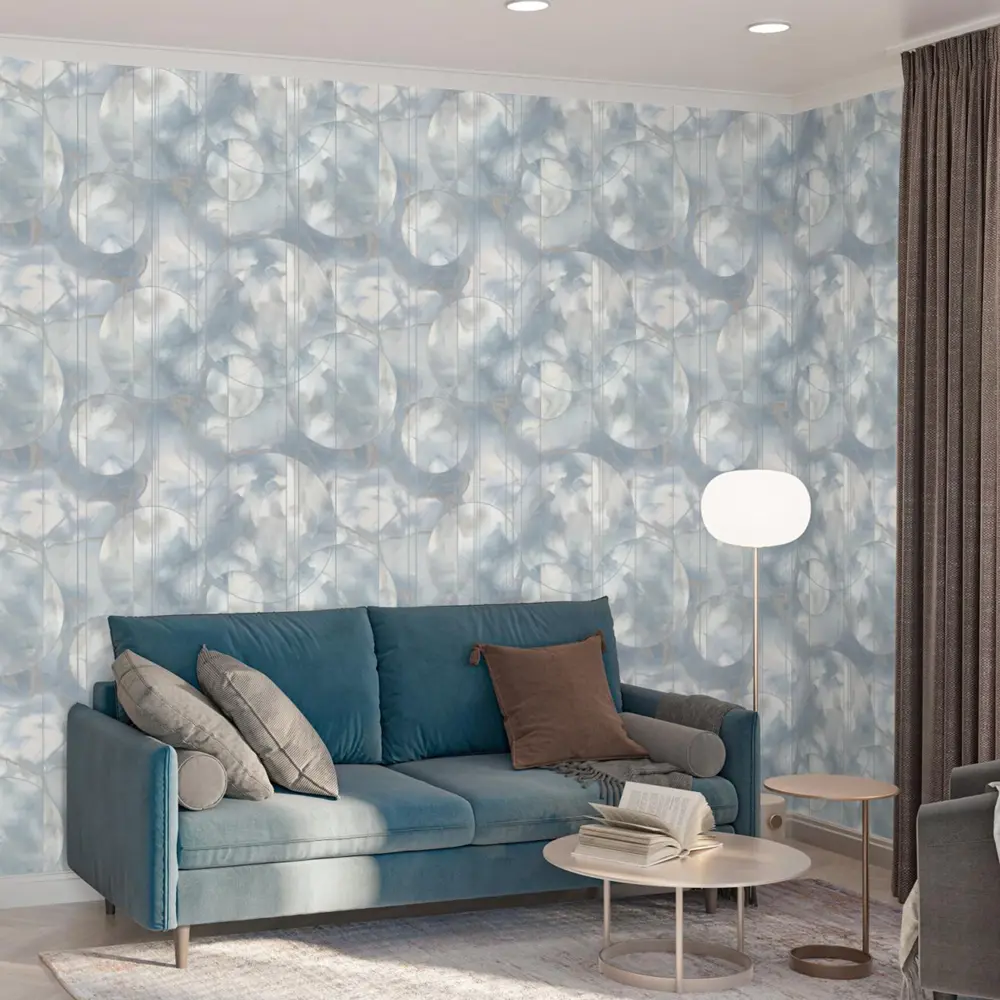 Обои флизелиновые Palitra Family Euphoria голубые 1.06 м FM72326-46 89390459 STLM-2192368 - Вид №4