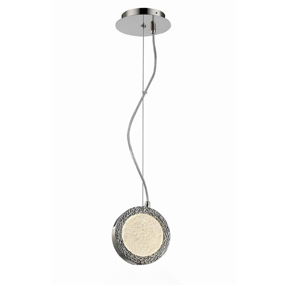 Подвесной светильник Bottega nickel от Delight Collection P98014S polished nickel DELIGHT COLLECTION ДИЗАЙНЕРСКИЕ 243793 Никель  - Вид №1