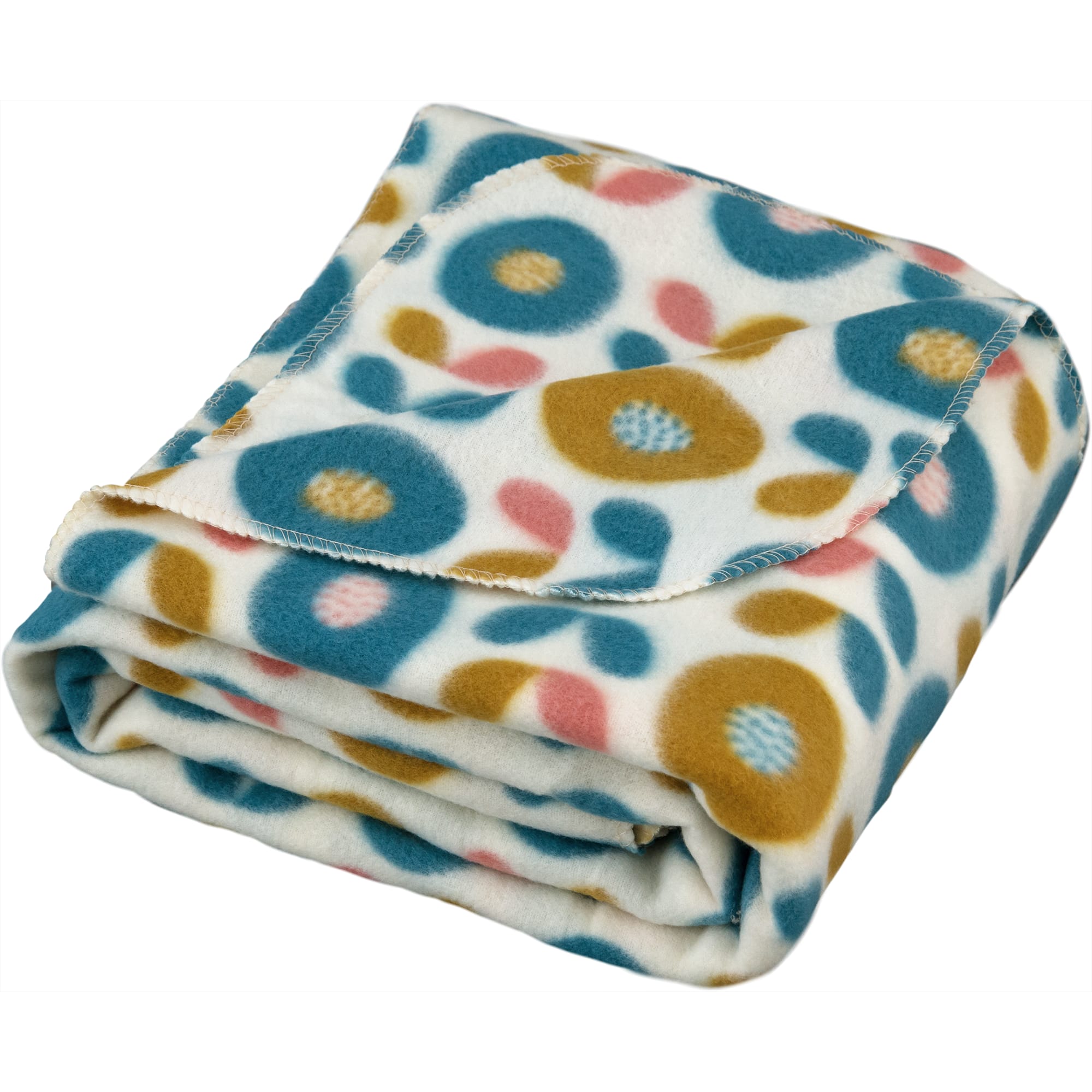 82304521 Плед «Motive», 130х170 см, флис, цвет жёлтый/синий Santreyd  - Вид №2