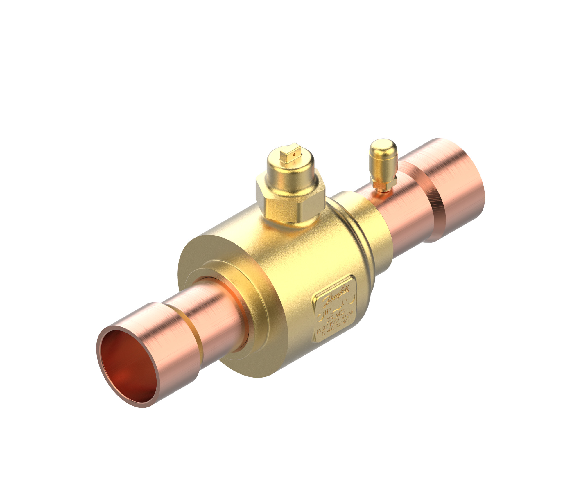 Danfoss GBCT — Запорные шаровые краны для CO2 140 бар GBCT 18s Кран шаровый 009L6419  - Вид №11