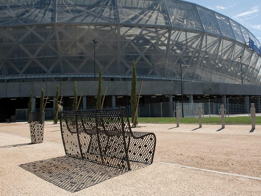 CYRIA Скамья из стали со спинкой Elinium sun-id-1409242 - Вид №4