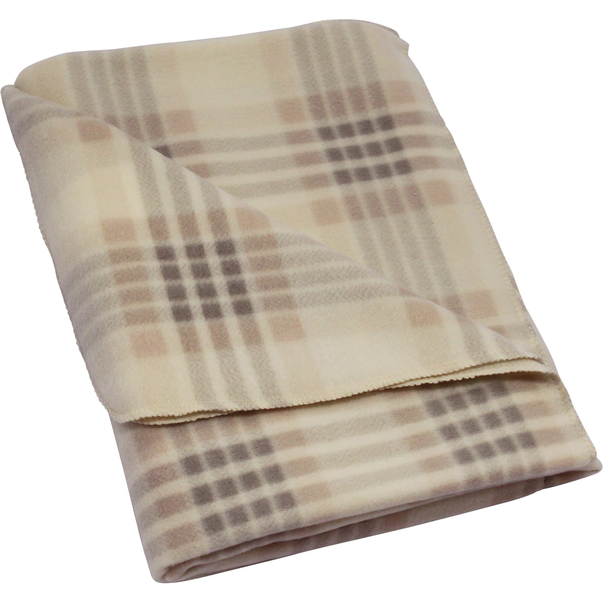 82564635 Плед «Basic» 130х170 см флис цвет бежевый Santreyd  - Вид №2