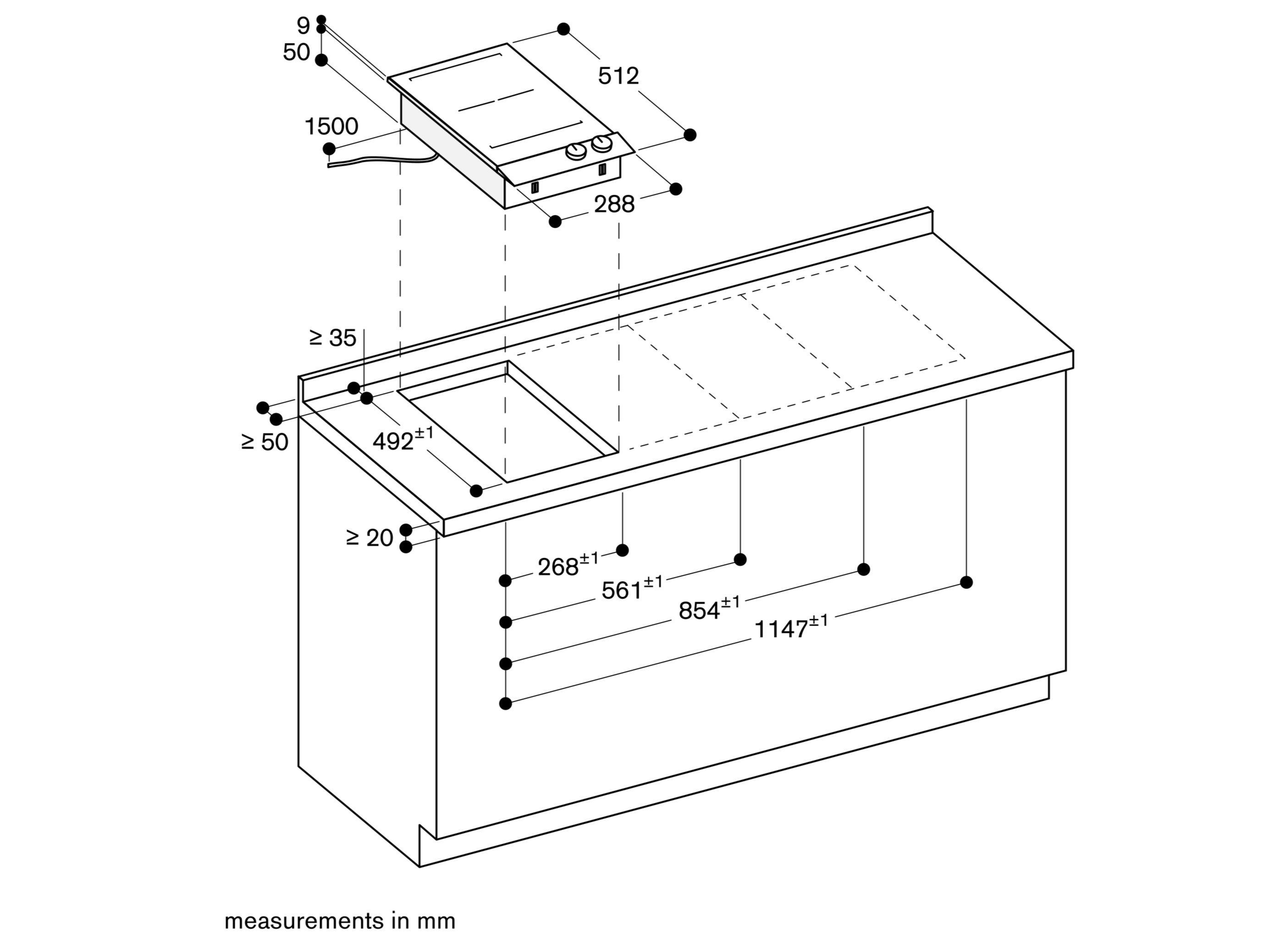Встраиваемая индукционная плита из стеклокерамики GAGGENAU серия 200 ARCH-00003715 - Вид №1