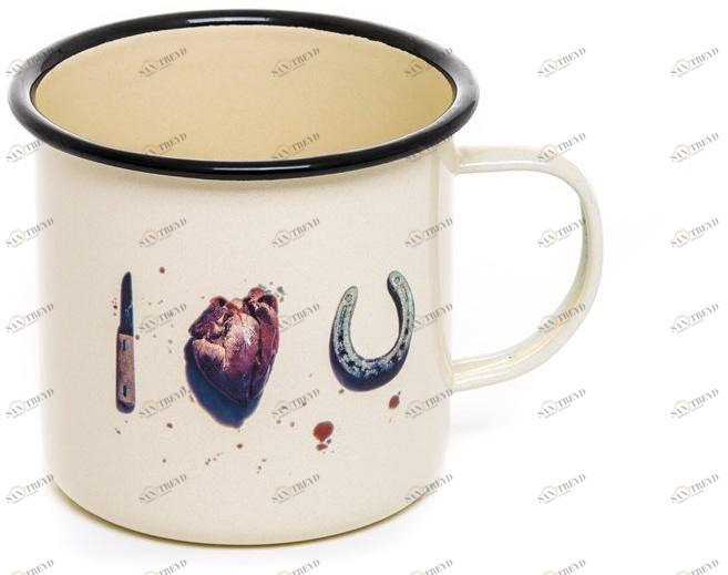 Кружка из эмалированного металла Seletti wears toiletpaper Santreyd sun-id-1350201