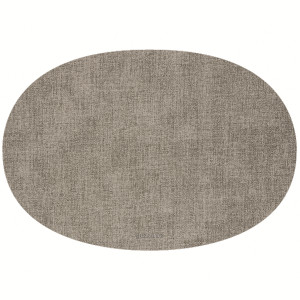 22604692 Салфетка подстановочная овальная двухсторонняя fabric, серая Guzzini