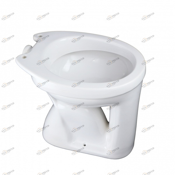 1015131 Приставной унитаз напольный Белый Лобненский Стройфарфор  Россия 