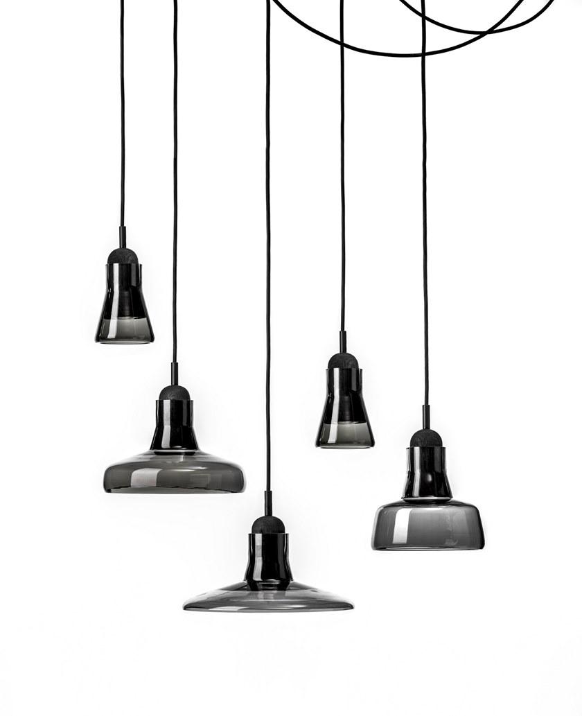 BROKIS Подвесной светильник из дутого стекла с диммером Shadows Pc894-95-96-97 - Вид №3