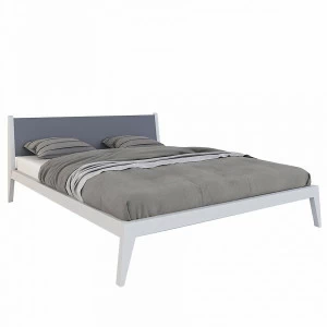 Кровать полутораспальная 140x200 серая Fly BRAGIN DESIGN ДИЗАЙНЕРСКИЕ 256400 Молочный;серый