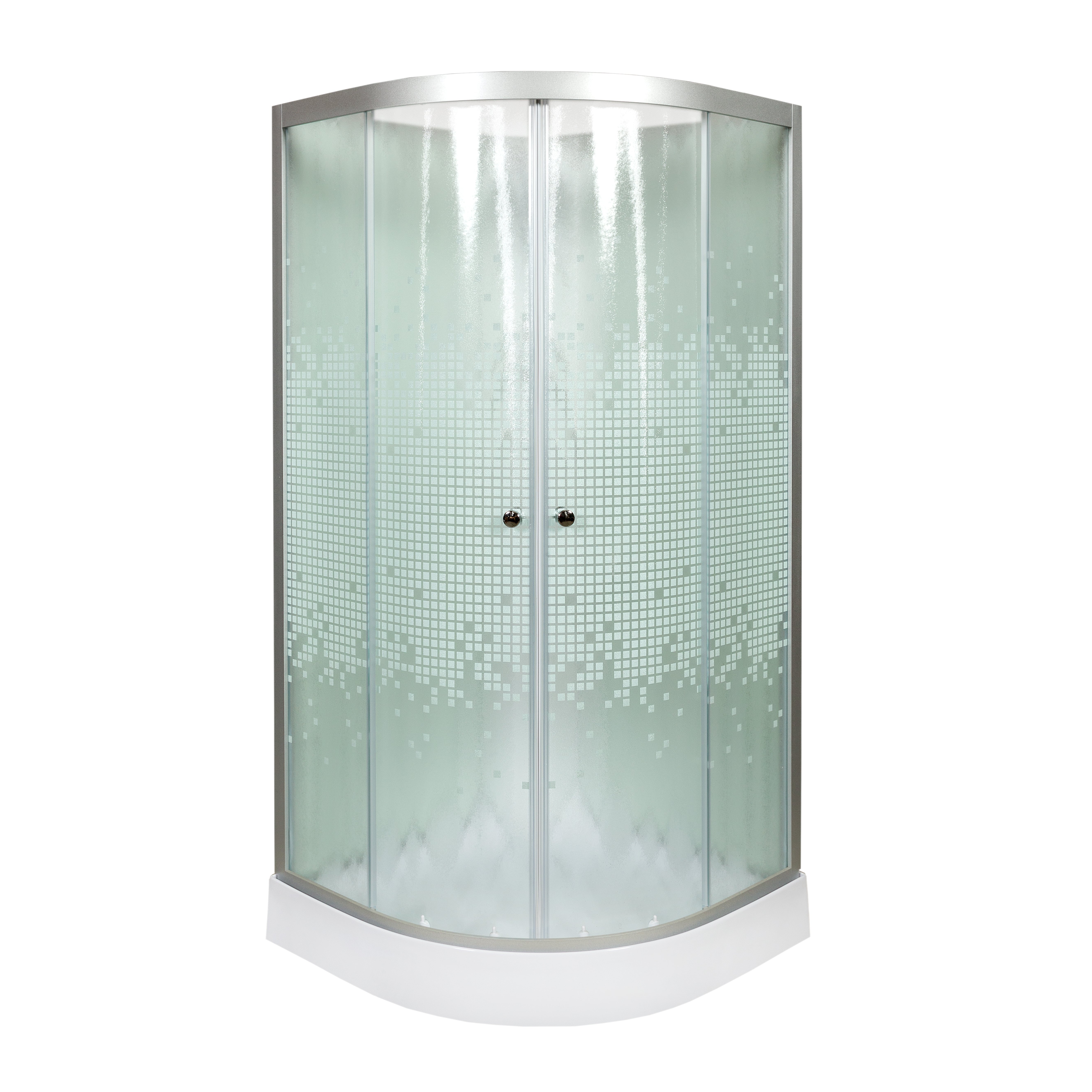 B01S+ эл. BLACK Душевая кабина DETO Серия В L 908 N без крыши - Вид №16