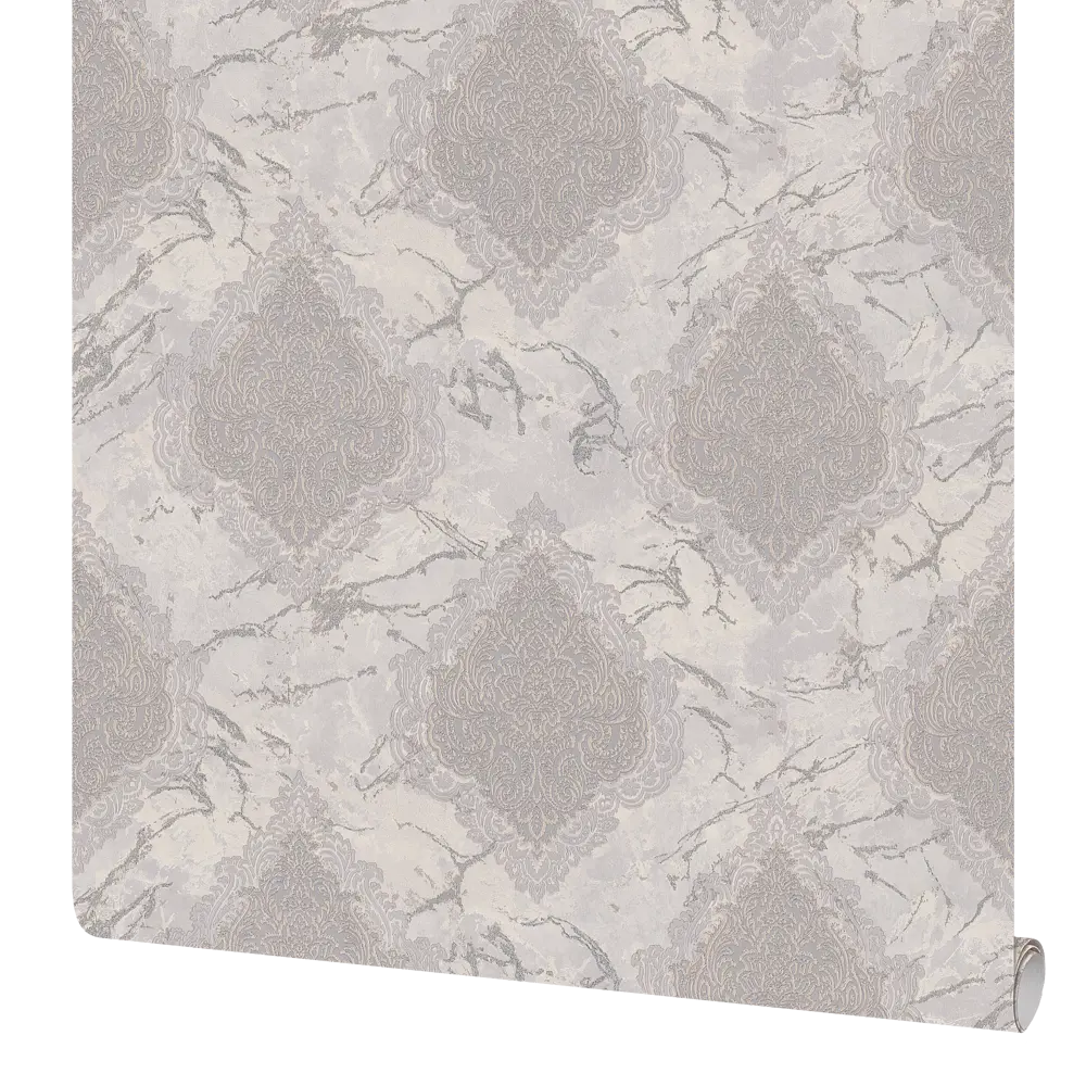 Обои флизелиновые Euro Decor Sultan светло-серые 1.06 м 7135-11 STLM-2093714