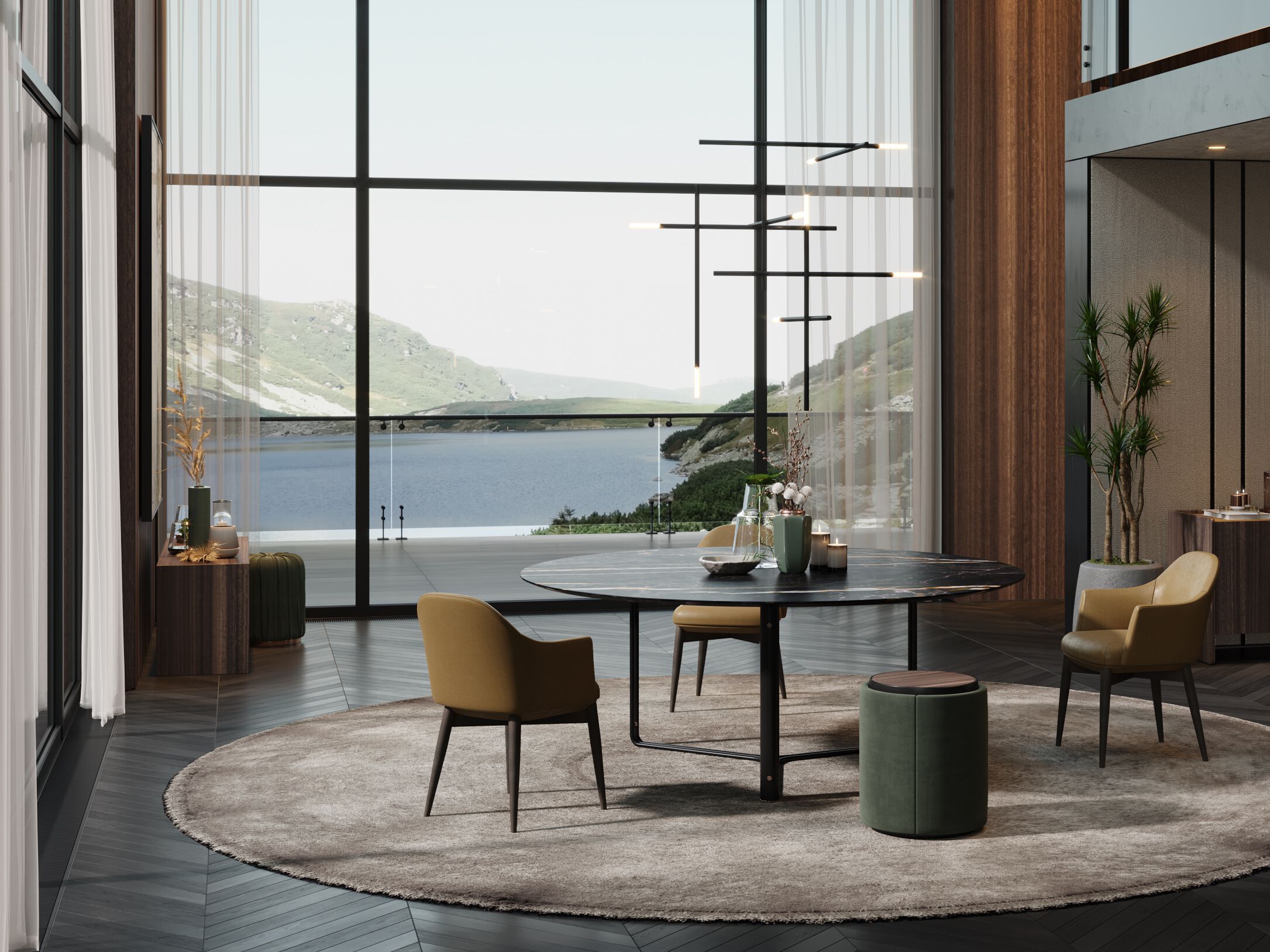 Круглый обеденный стол PRADDY Natur ARCH-00095639 - Вид №4