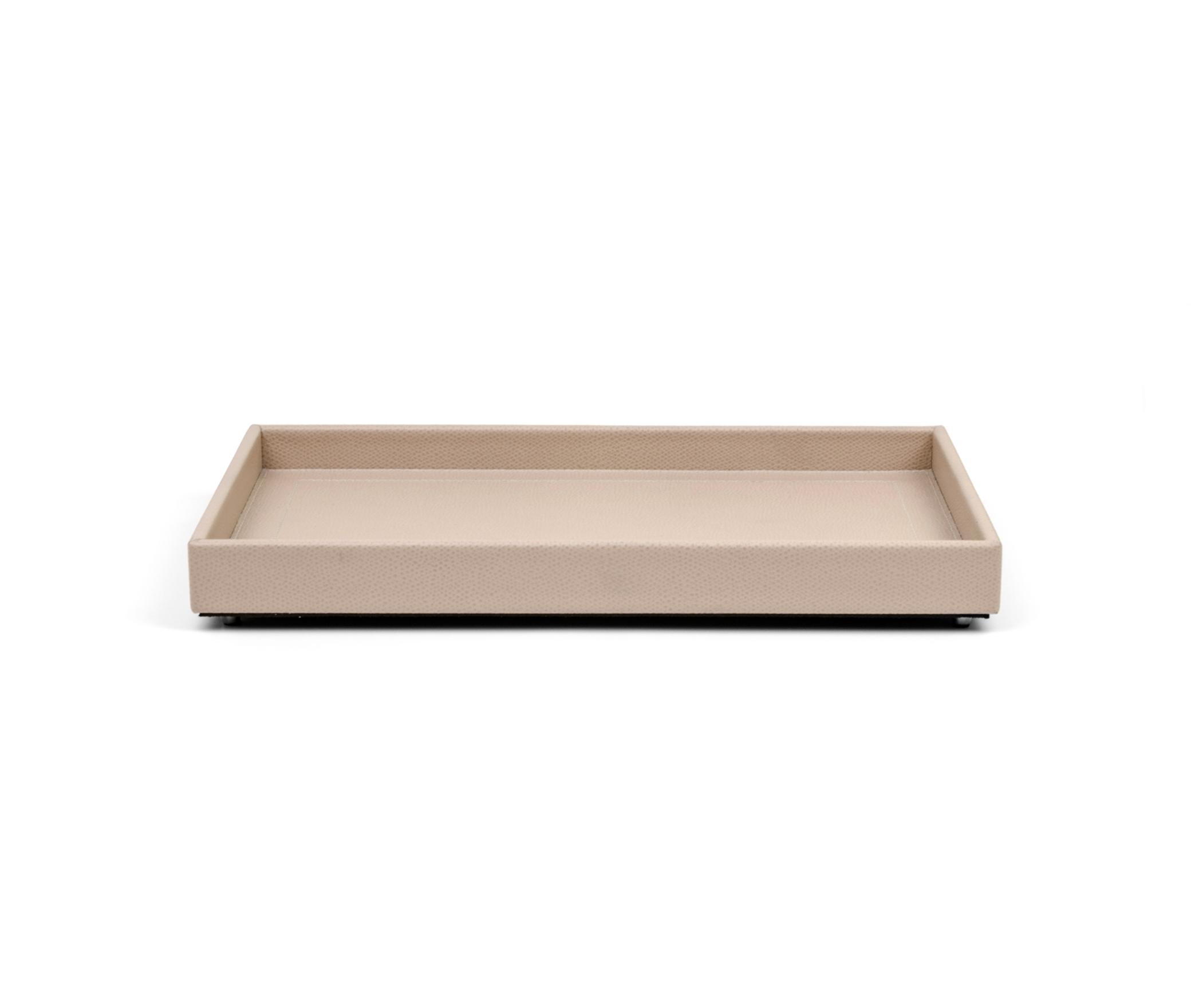 Поднос Tudor - 36X10 см / зернистая кожа_кремовый Pinetti 00.1445.029.027