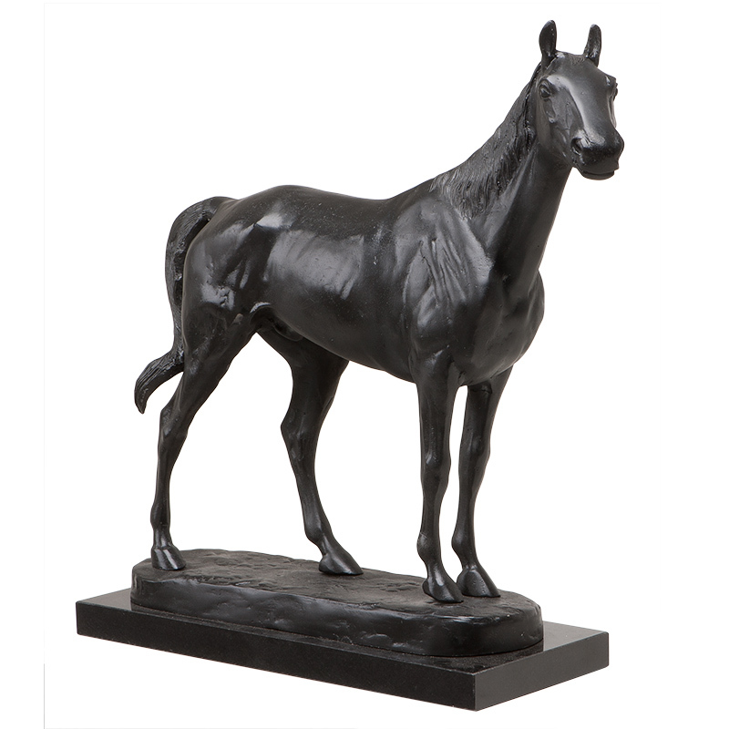 Статуэтка декоративная металлическая 57х58 см черная Horse Rodondo EICHHOLTZ EICHHOLTZ 062735 Бронза;черный  - Вид №5