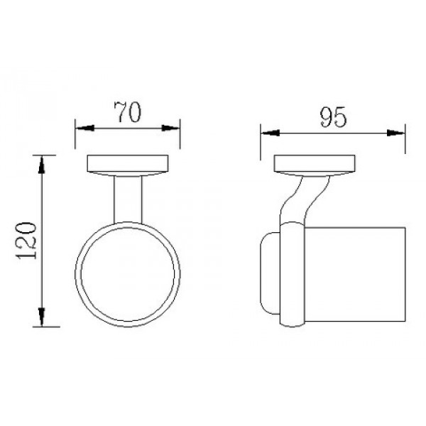 Подстаканник одинарный RUSH Fiji 18310 sun-id-561798 - Вид №1