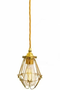 Mullan Lighting Подвесной светильник ручной работы из латуни Praia Mlp005gldznc