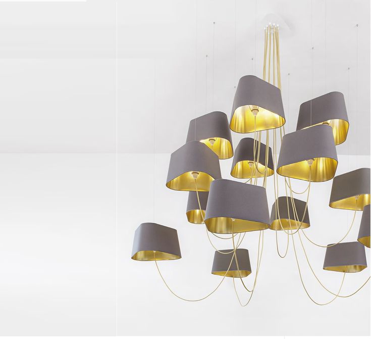 Designheure Lustre 10 Moyen Nuage Blanc bord noire люстра подвесная 102853 - Вид №1