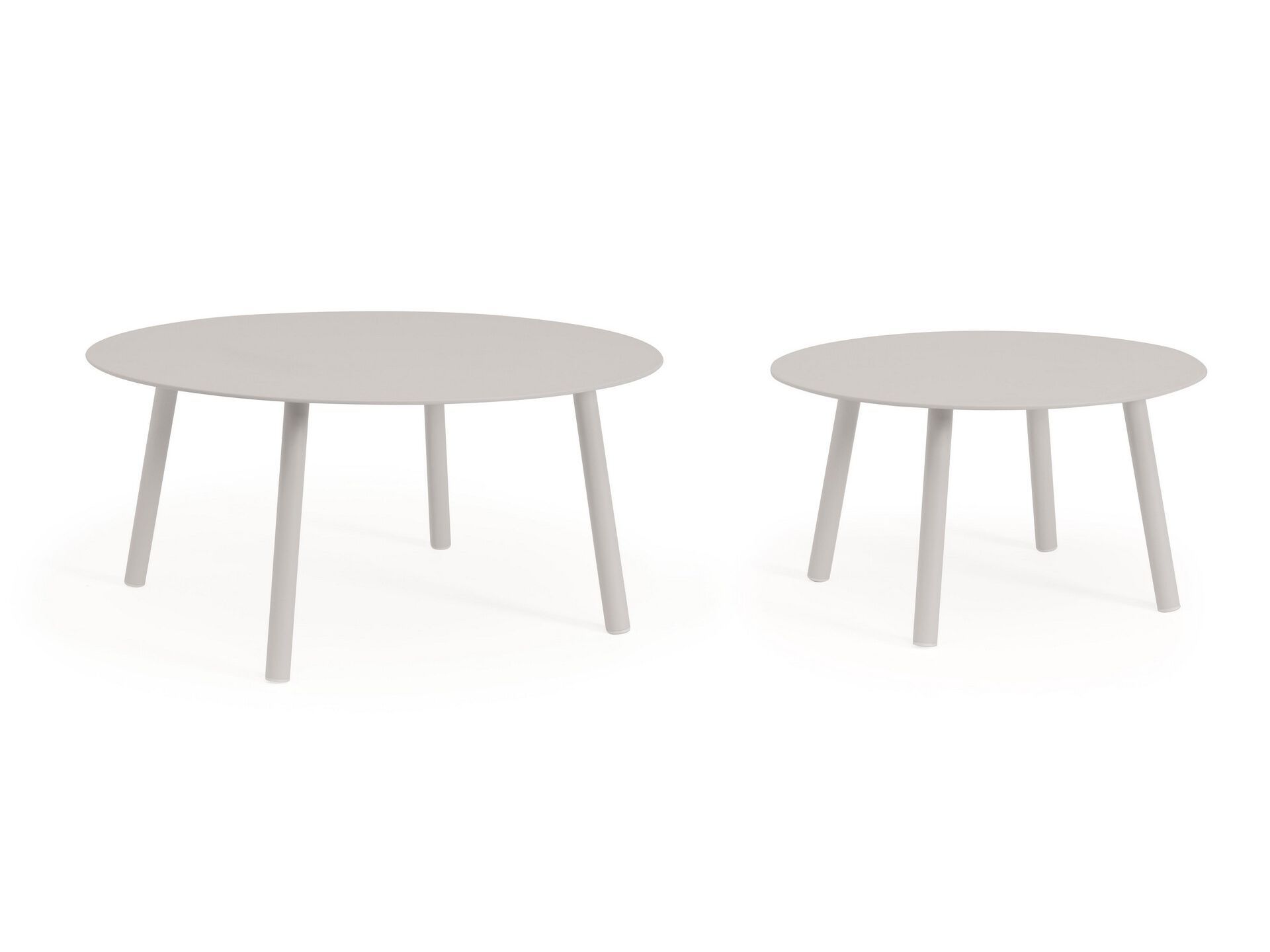 Набор из двух алюминиевых садовых столиков с порошковым покрытием BIZZOTTO AMINTA ARCH-00050432 - Вид №3