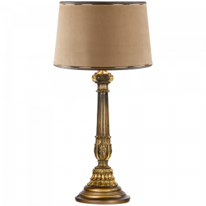 32022,34057 Настольная лампа Колонна Испанская Бронза Тюссо Поталь BOGACHO