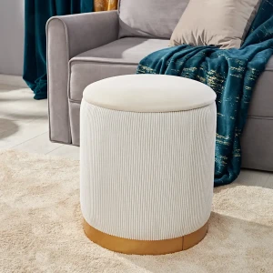 Santreyd Пуф с золотым акцентом для современного интерьера 88758345