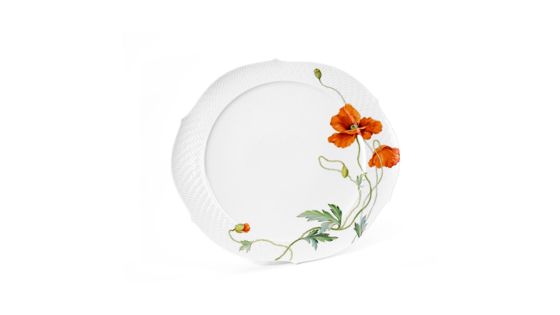 10629076 Meissen Сервиз столовый 6/28 "Игра волн, рельеф, маки" Фарфор, Керамика  - Вид №6