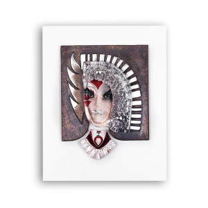 68066 Панно "Турандот II", красное, 380/480 мм Maleras