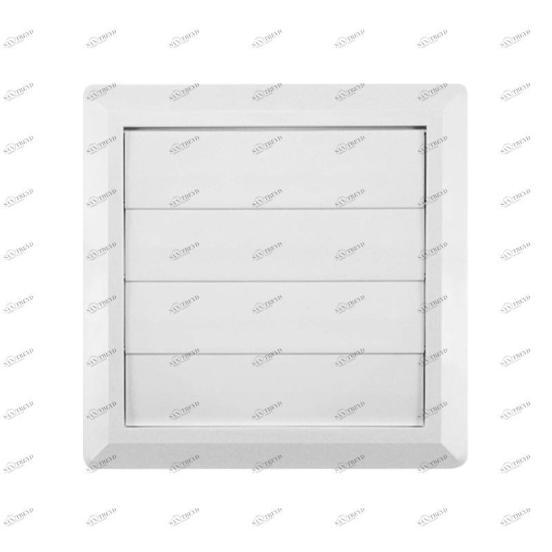 Решетка самозакрывающаяся d125 белая Santreyd sun-id-683165