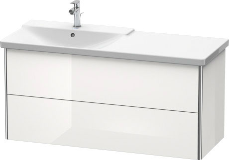 XS418608989 XSquare Тумбочка подвесная Фланелево-серый глянцевый лак Duravit - Вид №2