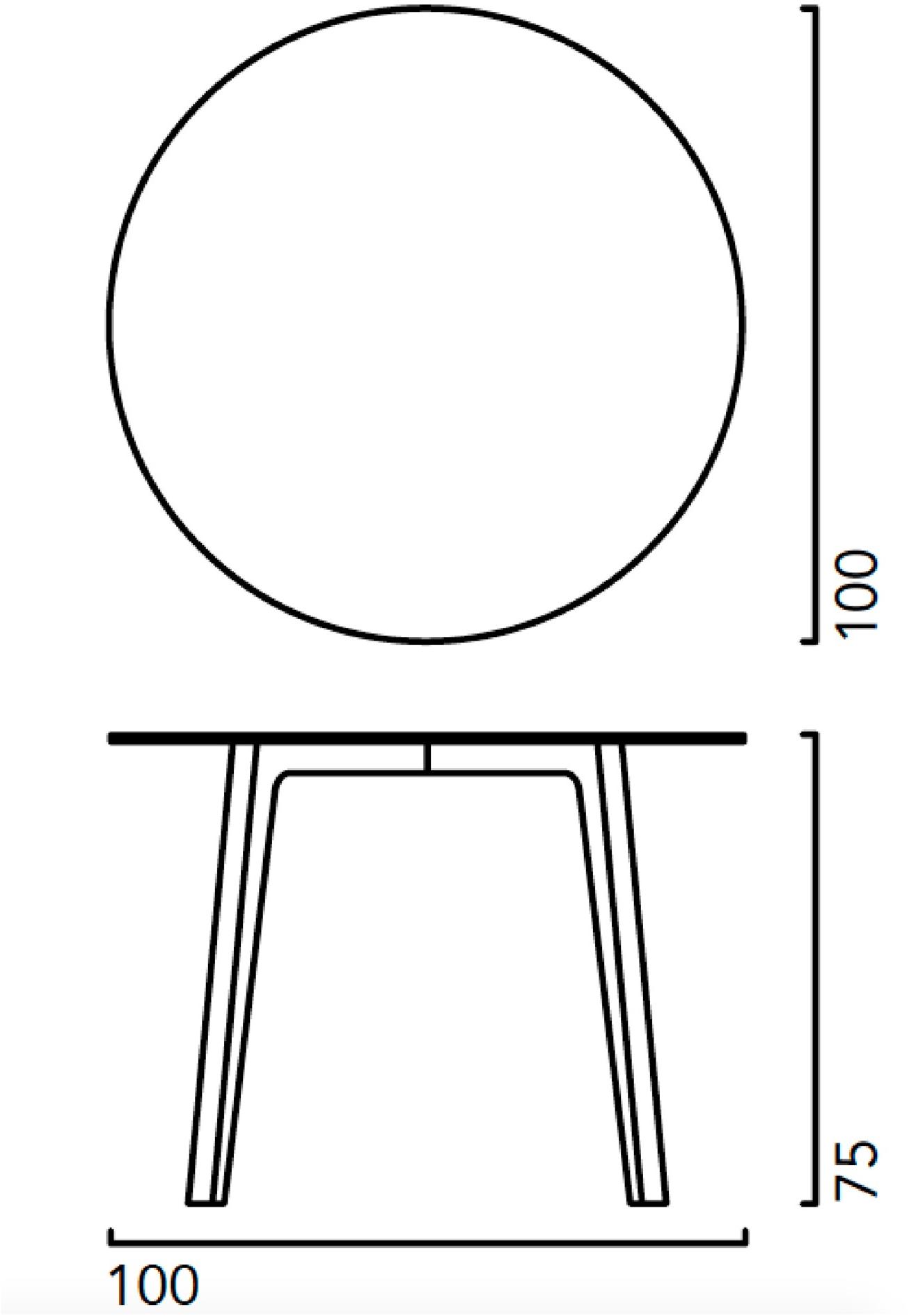 Круглый деревянный стол Mixis Santreyd sun-id-1347982 - Вид №2