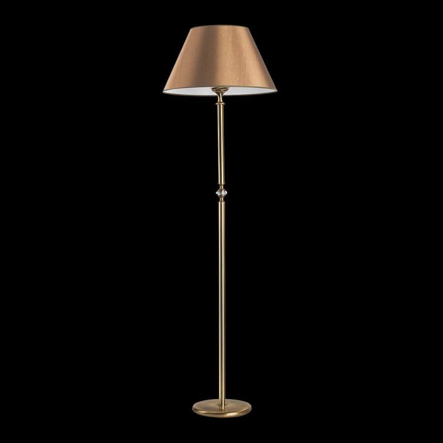 Торшер с абажуром бронзовый San Marino Swarovski SAN-LS-1(P/A)SW KUTEK SAN MARINO ABAZUR 00-3948915 Бронза  - Вид №1