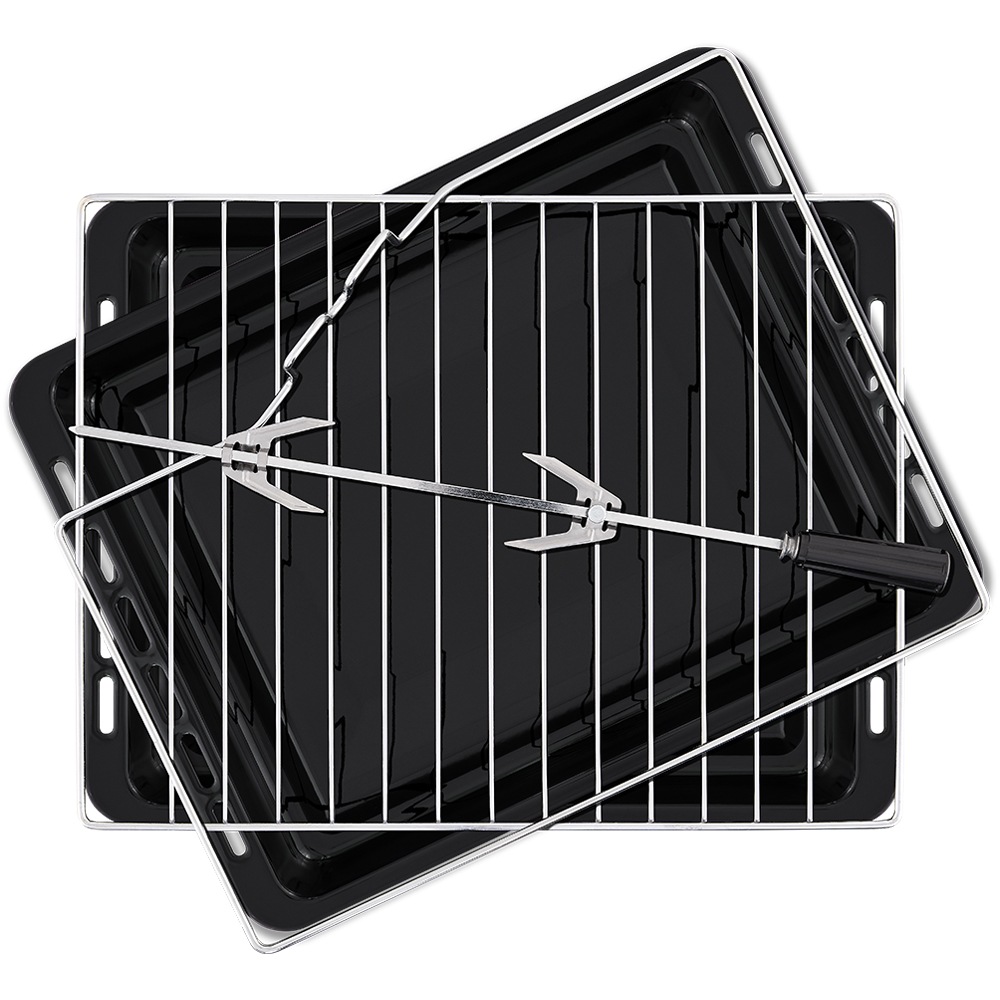 5363125 Электрический духовой шкаф HIBERG VM 6192 B черный STDN-0103775 - Вид №8