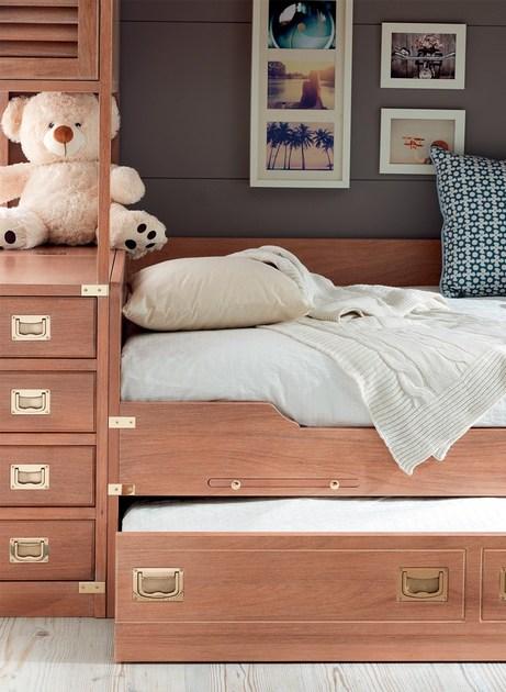 Caroti Модульная спальня с деревянным мостиком и выдвижной кроватью  Atmosfera teddy  - Вид №2