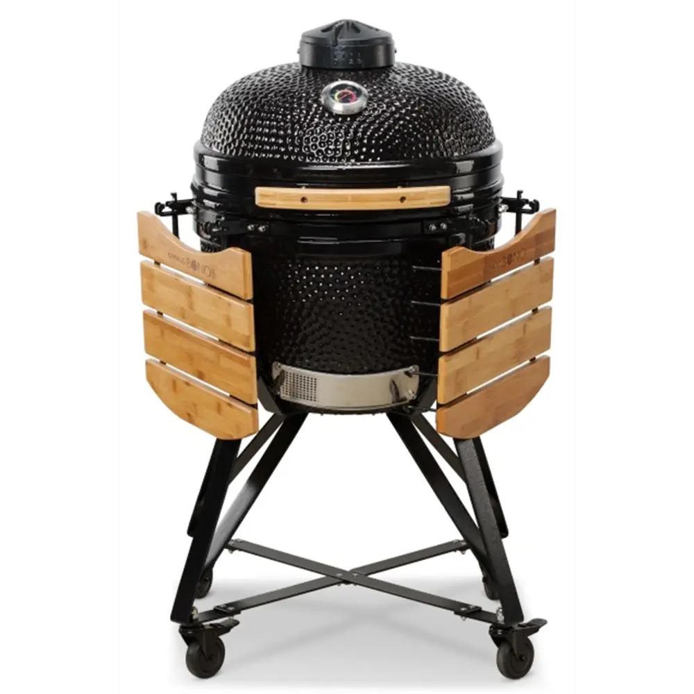 Гриль Kamado Bono Media 20" ø52 h108 см керамика черный STLM-2047548 - Вид №1