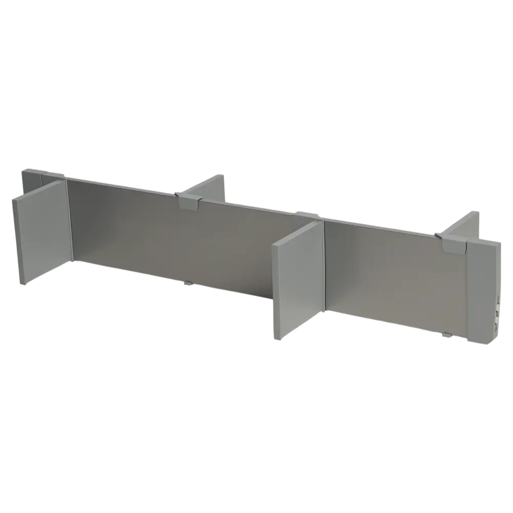 Перегородка для ящика Hettich Orga Store 820IAKB800 15x6.8x82 см пластик цвет серый STLM-2088559