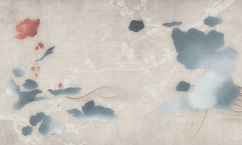 Обои с цветочными мотивами N.O.W. Edizioni TEXTILE / JAPAN TALE ARCH-00133150 - Вид №3