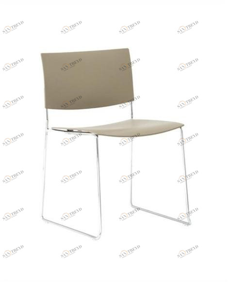 Andreu World Штабелируемый стул на салазках, технополимер, с открытой спинкой Sit Si1201