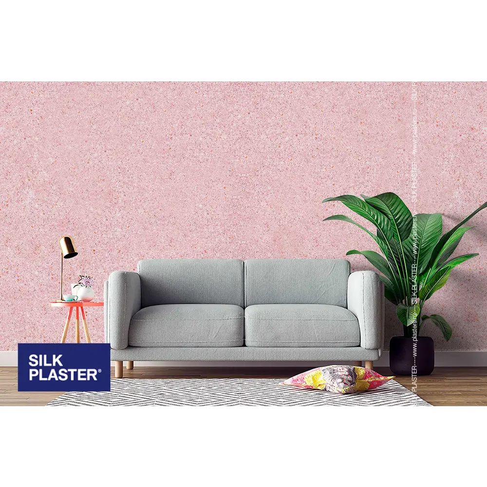 Жидкие обои Silk Plaster Absolute А243 1.075 кг цвет лавандовый STLM-2043870 - Вид №3