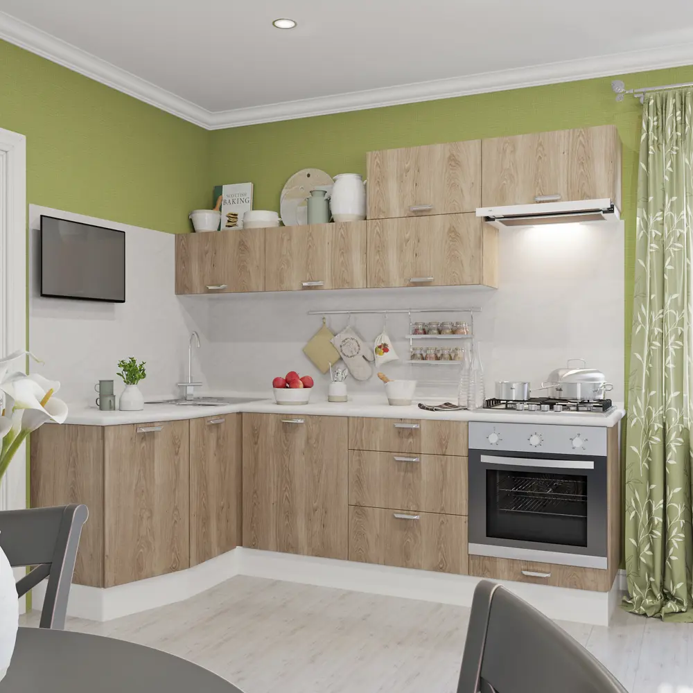 Дверь для шкафа Delinia «Вереск» 45x70 см, ЛДСП, цвет бежевый STLM-2127003 - Вид №2