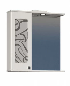 Зеркало Provans 600 (левый) со спотом600⨉150⨉700 мм белый