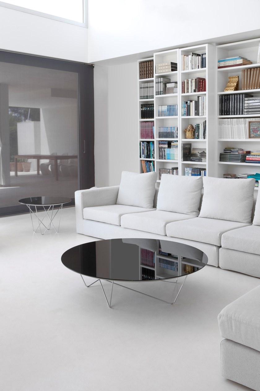 Kendo Mobiliario Низкий круглый лакированный журнальный столик sun-id-1430130 - Вид №1