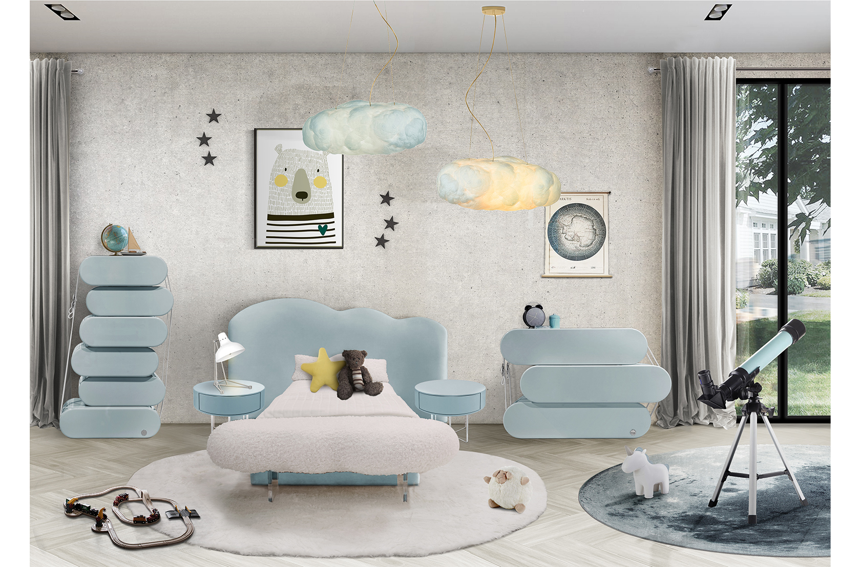 CIST773 Детские пуфики Сиденье Cloud 2 Circu  - Вид №6