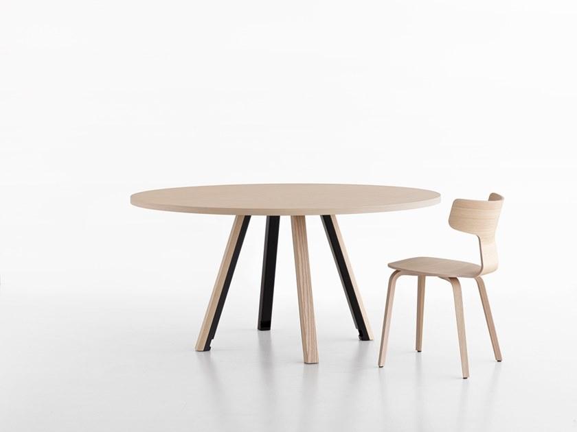 Lapalma Круглый дубовый стол Ori sun-id-1515557 - Вид №2