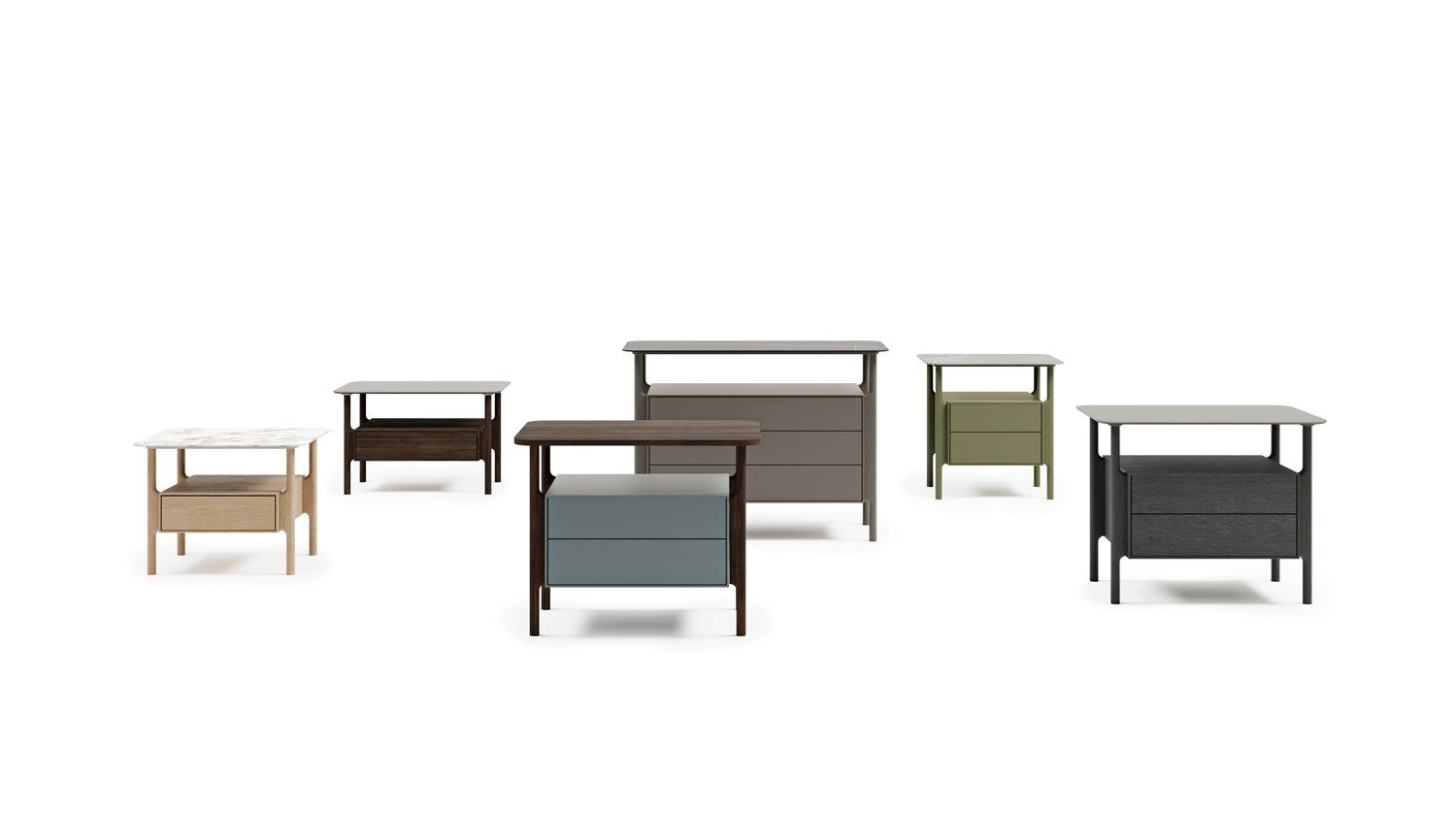 Деревянные ночные контейнеры с керамической столешницей Dall'Agnese тепу ARCH-00073075 - Вид №1