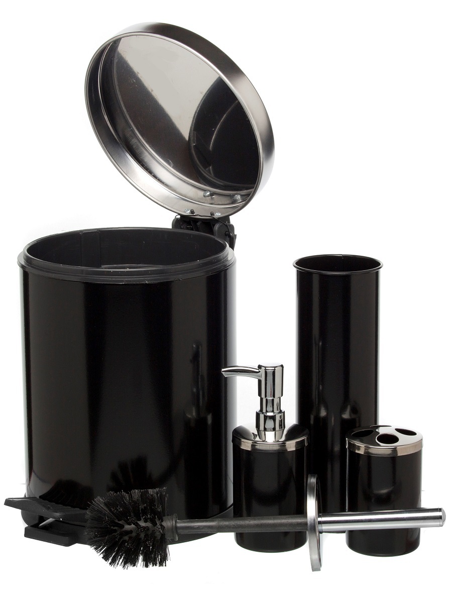 Набор аксессуаров для ванны Nebula 4Set Black NAVAKO 11115 - Вид №1