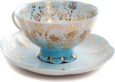 10617391 Мануфактуры Гарднеръ в Вербилках Чайная пара "Шахерезада" Фарфор, Керамика 