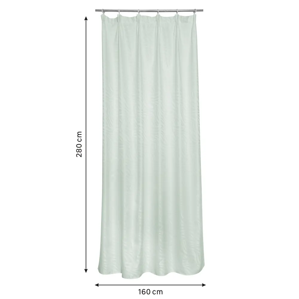 Штора на ленте Inspire Tilo 160x280 см цвет зеленый 88311172 STLM-2133891  - Вид №1