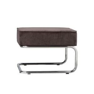 Пуф для ног Lounge Ridge Rib серая