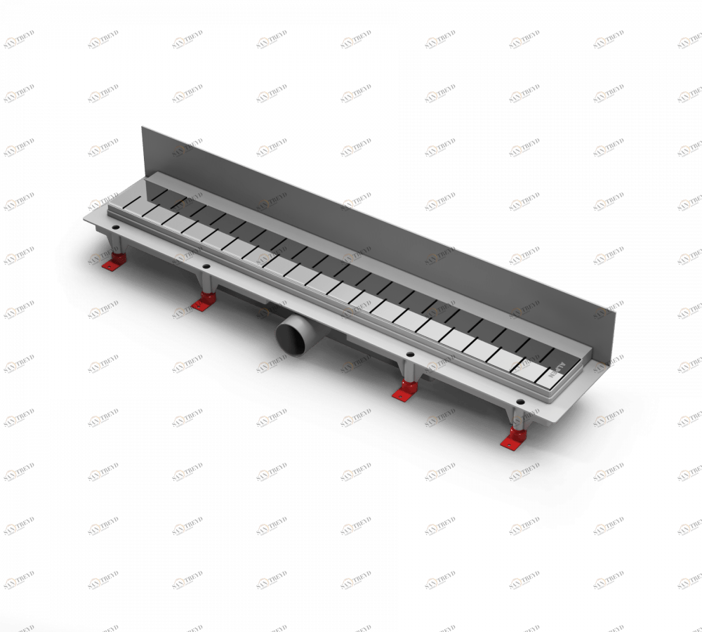 Водоотводящий желоб ALPEN Medium ALP-750M2 для монтажа вплотную к стене 