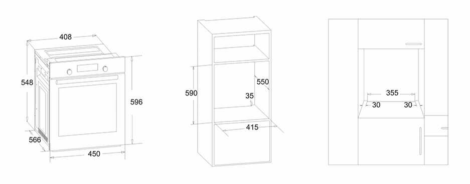 8186940 Электрический духовой шкаф Simfer B4EM56016 серебристый STDN-0118906 - Вид №12