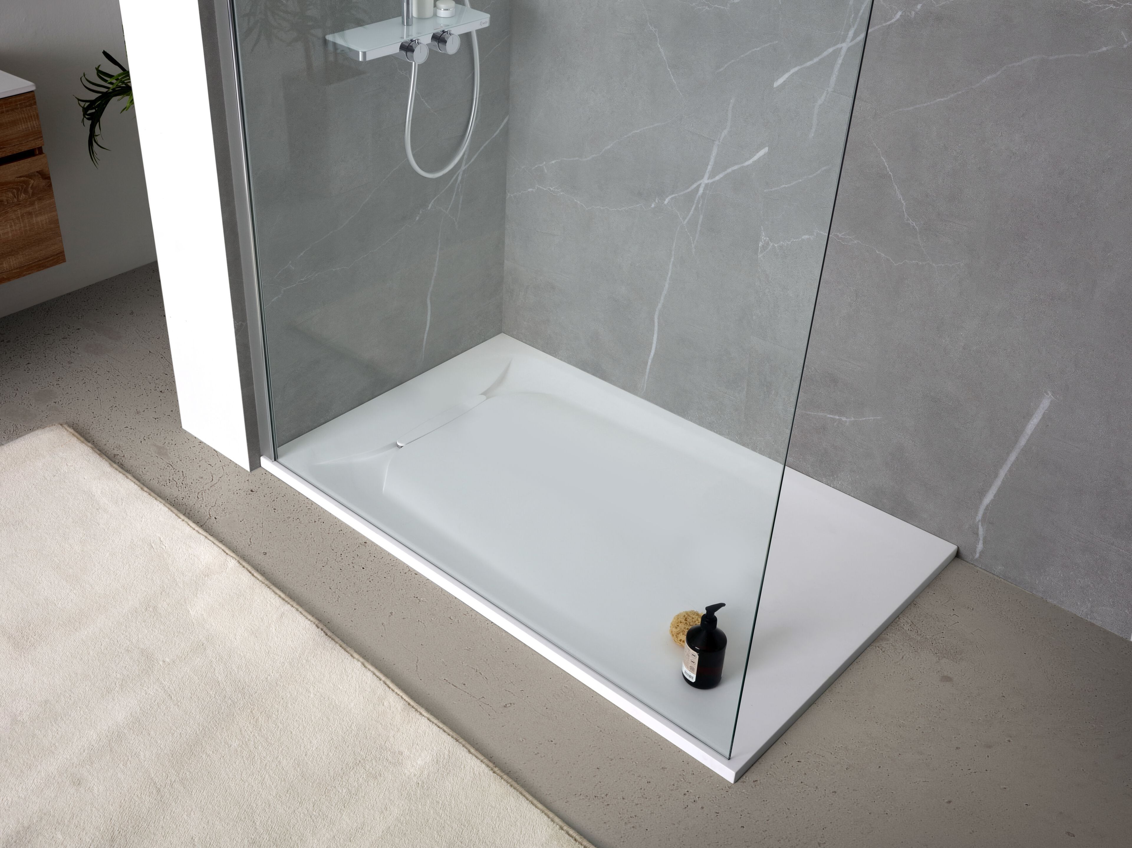 Душевой поддон из композитного материала Kinedo матовый шифер ARCH-00044313