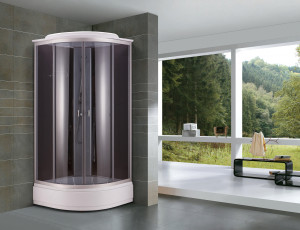 Душевая кабина NG- 3501-14 (900х900х2150) низкий поддон(26см) стекло ТОНИРОВАННОЕ